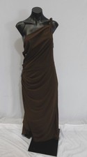 Azazie Atelier Women's Blythe Off-Shoulder Maxi Dress CA4 Chocolate Size US:12