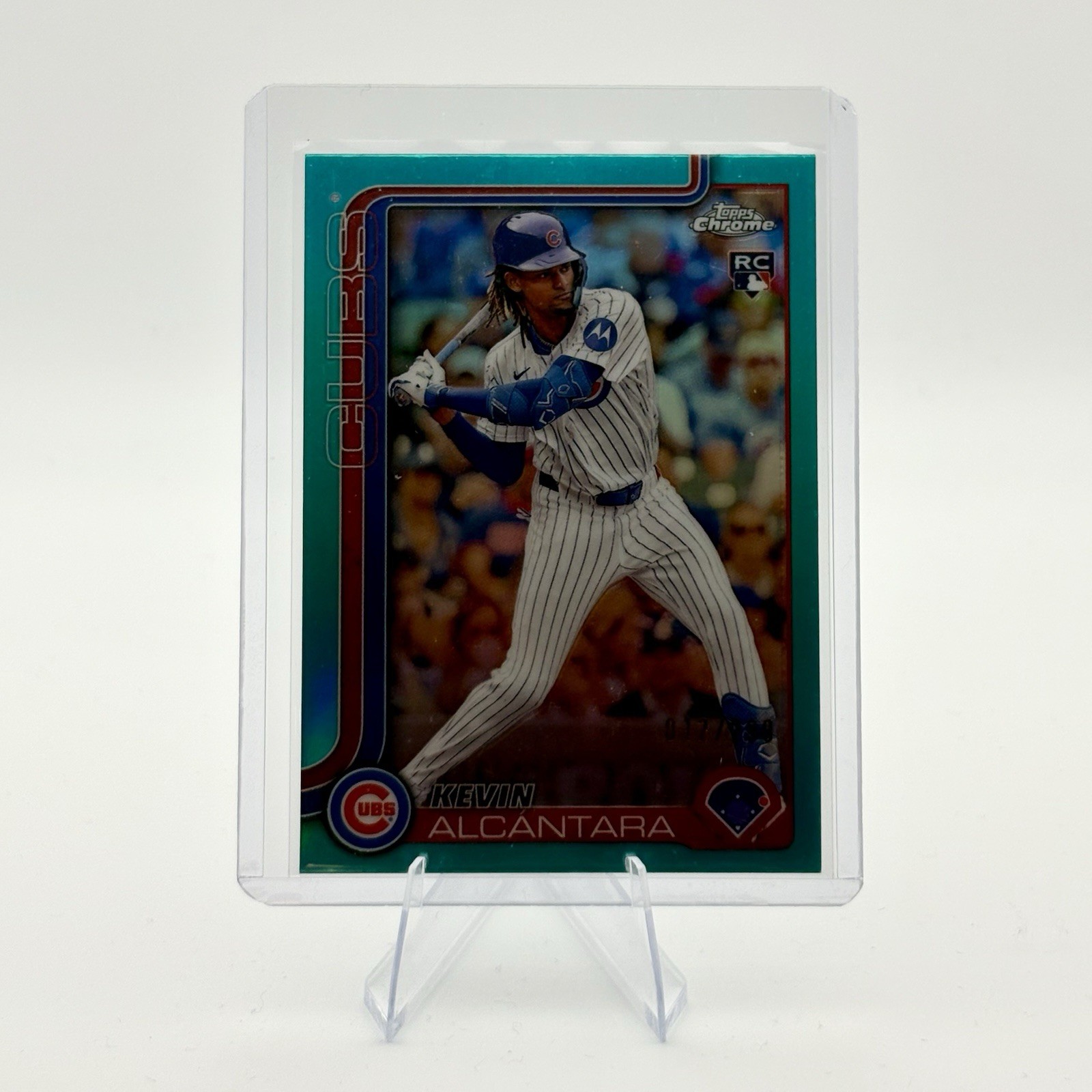 Kevin Alcantara (RC) - 2025 Topps Chrome #173 - Teal Refractor - /299