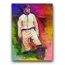 Bill Dahlen Art Card Limited 28/50 Edward Vela Signed (Brooklyn Dodgers)