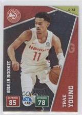 2018-19 Adrenalyn XL Trae Young #C72 Rookie RC f7e