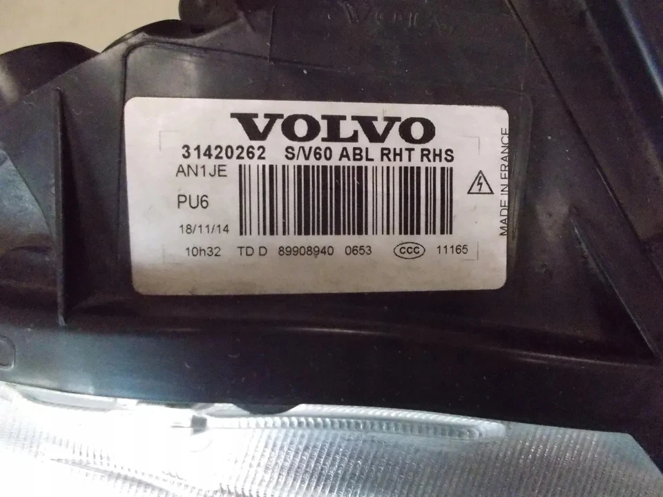 Frontscheinwerfer Volvo S60 II V60 31420262 Bi-Xenon Rechts Headlight - Bild 2 von 4