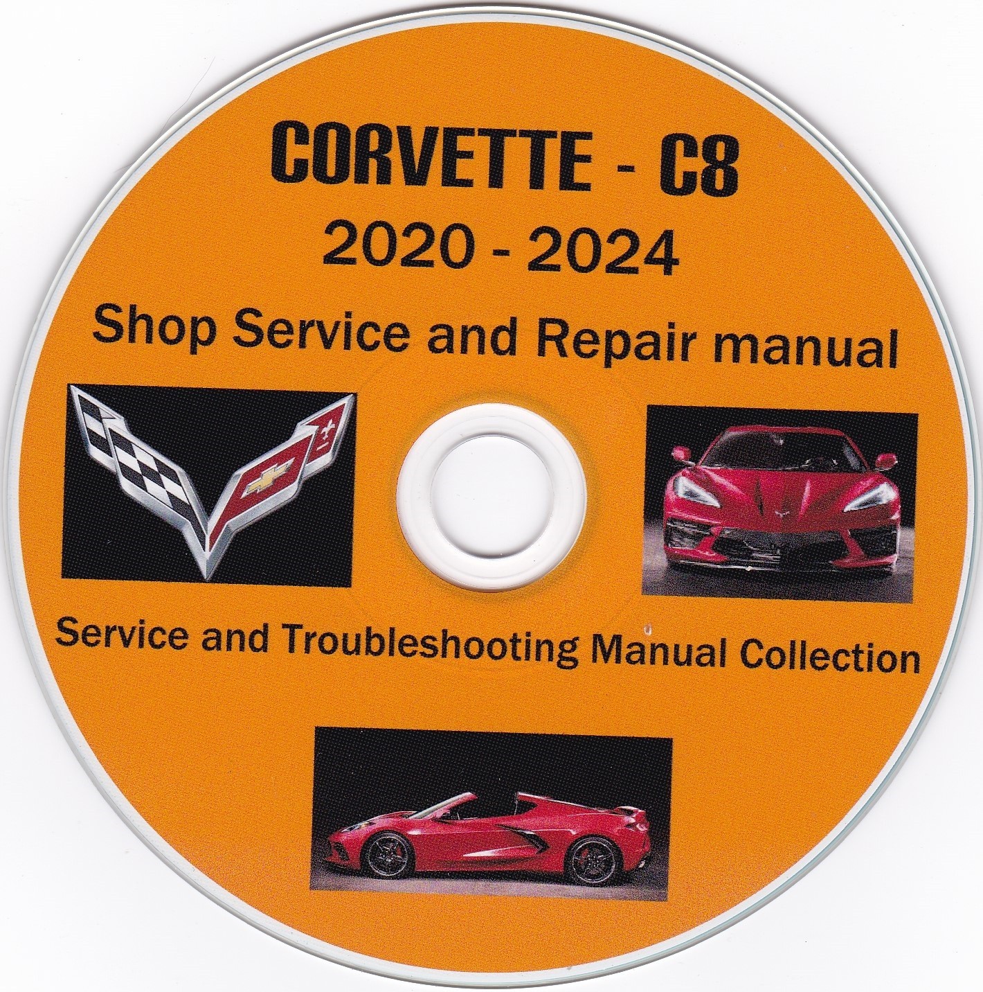 Chevrolet Corvette 2020-2024 Factory Repair Manual C8  PLUS Extras.