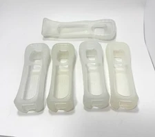 Lot of 5 OEM Official Nintendo Wii Remote Silicone Gel Cover Grip Sleeve 2 Sizes