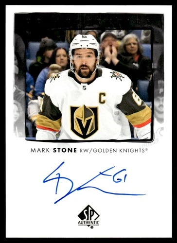 2022-23 SP Authentic UD Authentics Auto Mark Stone Auto Vegas Golden Knights