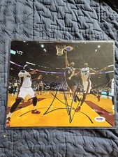 Tony Parker Signed 8x10 Photo, San Antonio Spurs, PSA COA Lebron James