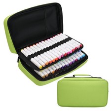 60 Slots Marker Organizer Case Large Pencil Pouch Pen Holder Storage Bag