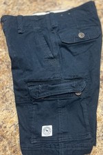 Boy  s Abercrombie Kids Cargo Shorts Size 11/12 Color Navy