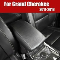 Car Armlehnen-Abdeckung Carbonfaser Stylisch Neu StrapazierfäHig