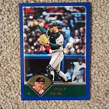 Topps 2003 Toby Hall #534 Tampa Bay Devil Rays Baseball MLB Card