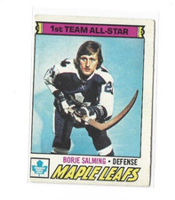 1977-78 O-Pee-Chee #140 Borje Salming AS1 VGEX