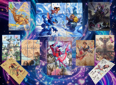 Disney Lorcana -Complete Art Card Puzzle Sets & Flipbooks- (Choose