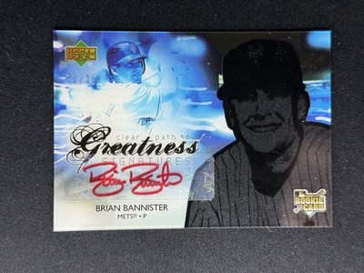 BRIAN BANNISTER Autograph 2006 Upper Deck Clear Path to Greatness 1/35 #84