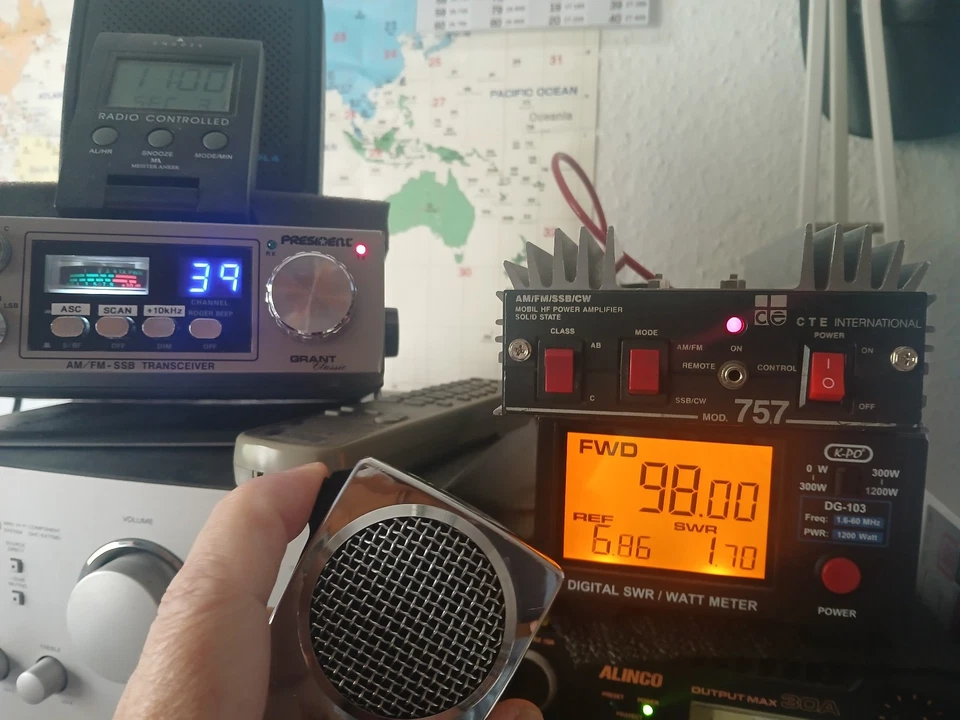 CB Funk  Brenner  Verstärker C.T.E  International  Mod. 757 Amplifier FM AM SSB - Bild 2 von 2