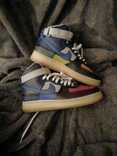 Size 11- Nike Air Force 1 High '07 Thunder Blue Pink Prime 2022