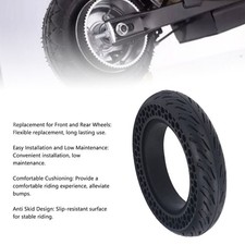 10x2.125F Electric Scooter Solid Tire Tubeless Wheel Rubber Shock AP9