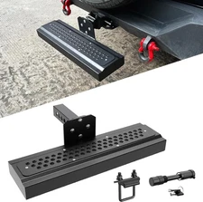 2" Hitch Step - 800LB Capacity, Double-Sided Adjustable Pedal for Truck/SUV/Jeep