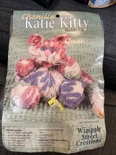 Wimpole Street Creations Chenille Katie Kitty Buddy Craft Kit 6" 1998