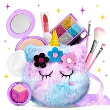 ULOVEME Kids Washable Makeup Kit for Girls 4-6 with Small Coin Purse 5.5x5.25...