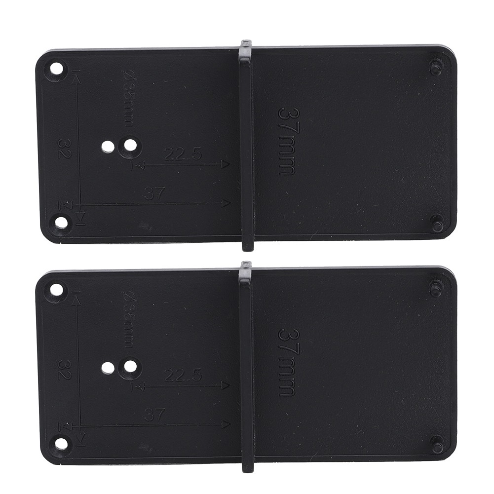 2 Pcs Drilling Jig Hinge Hole Locator Drilling Guide Opener Template