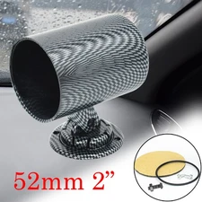 Car Dashboard Gauge Holder Pod Meter Bracket Universal 52mm 2inch Carbon Look 