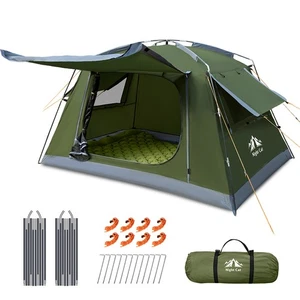Grande tente de camping imperméable 2 Équipement de randonnée léger pour personne 3-Season