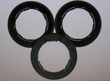 3 Stück - CD Adapter: 8cm auf 12cm, für Mini-CD's, 3 inch CD's, 3"CD