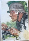 WW2 Panzer Pionier postcard