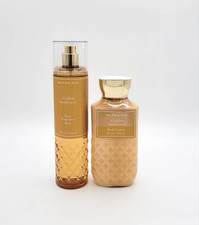 Bath  Body Works Golden Sunflower Body Mist  Body Lotion 8 fl oz Set of 2