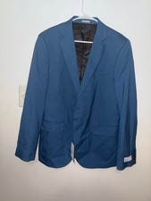Nordstrom Extra Trim Fit Teal Sports Blazer Size 42L NWT