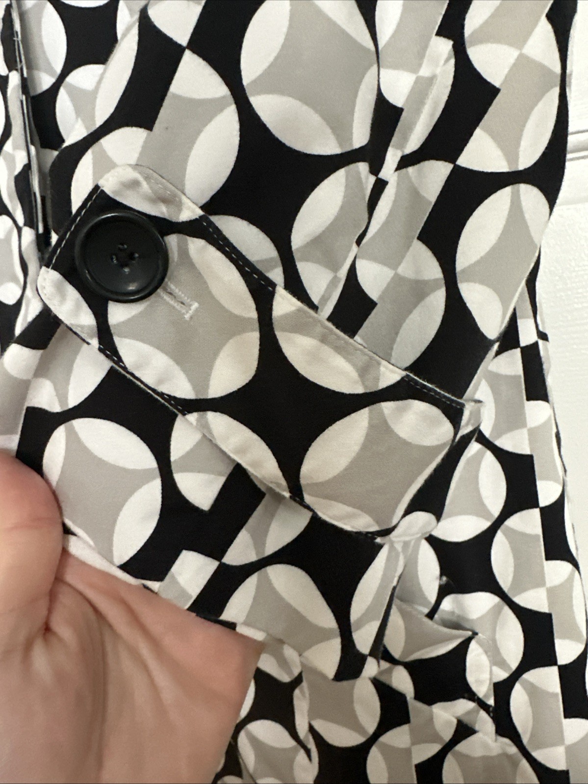 Madison Petite Black Patterned Jacket  Petite med… - image 5