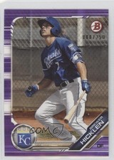 2019 Bowman Draft Purple 80/250 Brewer Hicklen #BD-75 6o3