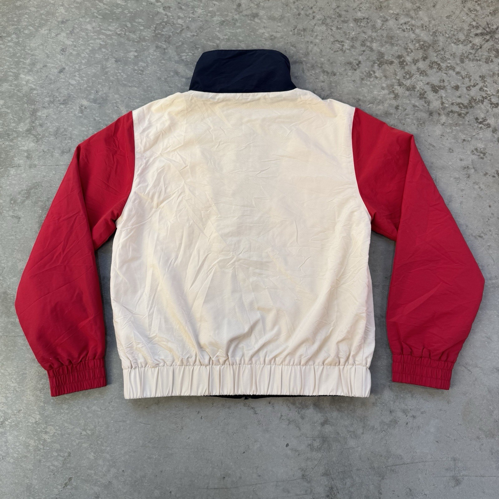 Kith Kids Color Block Track Jacket Multicolor Full Zip Nylon Youth Boys Size 12