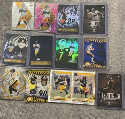 Pittsburgh Steelers 20 Cards Lot, Ben Roethlisberger & TJ Watt SSP Hits, Read 