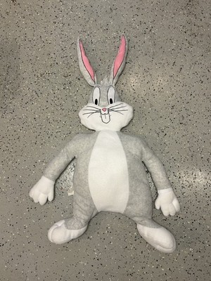 Vintage Crown Crafts Plush Pillow Looney Tunes Bugs Bunny LARGE