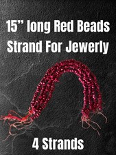 Natural Chips Red Stone Beads Irregular For Jewelry Making 15  X 4 Strands