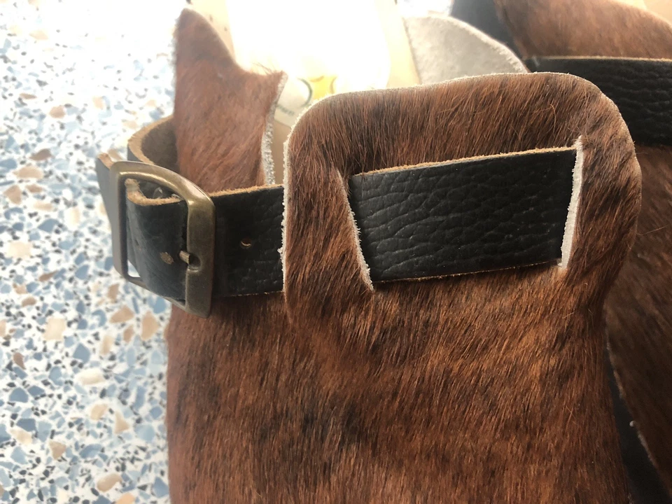 Clogs mit Kuhfell - made in Holland - Größe 45 - Zustand: gut - Bild 4 von 4