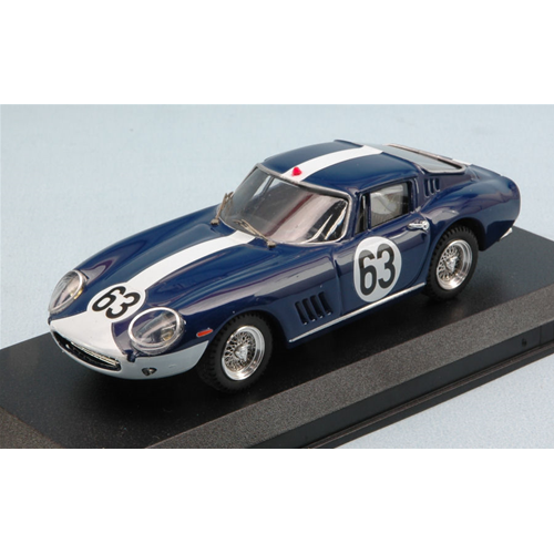 Miniature Best Model 1/43 - Ferrari 275 GTB N.53 Monza 1967 - VESTEY-GASPAR