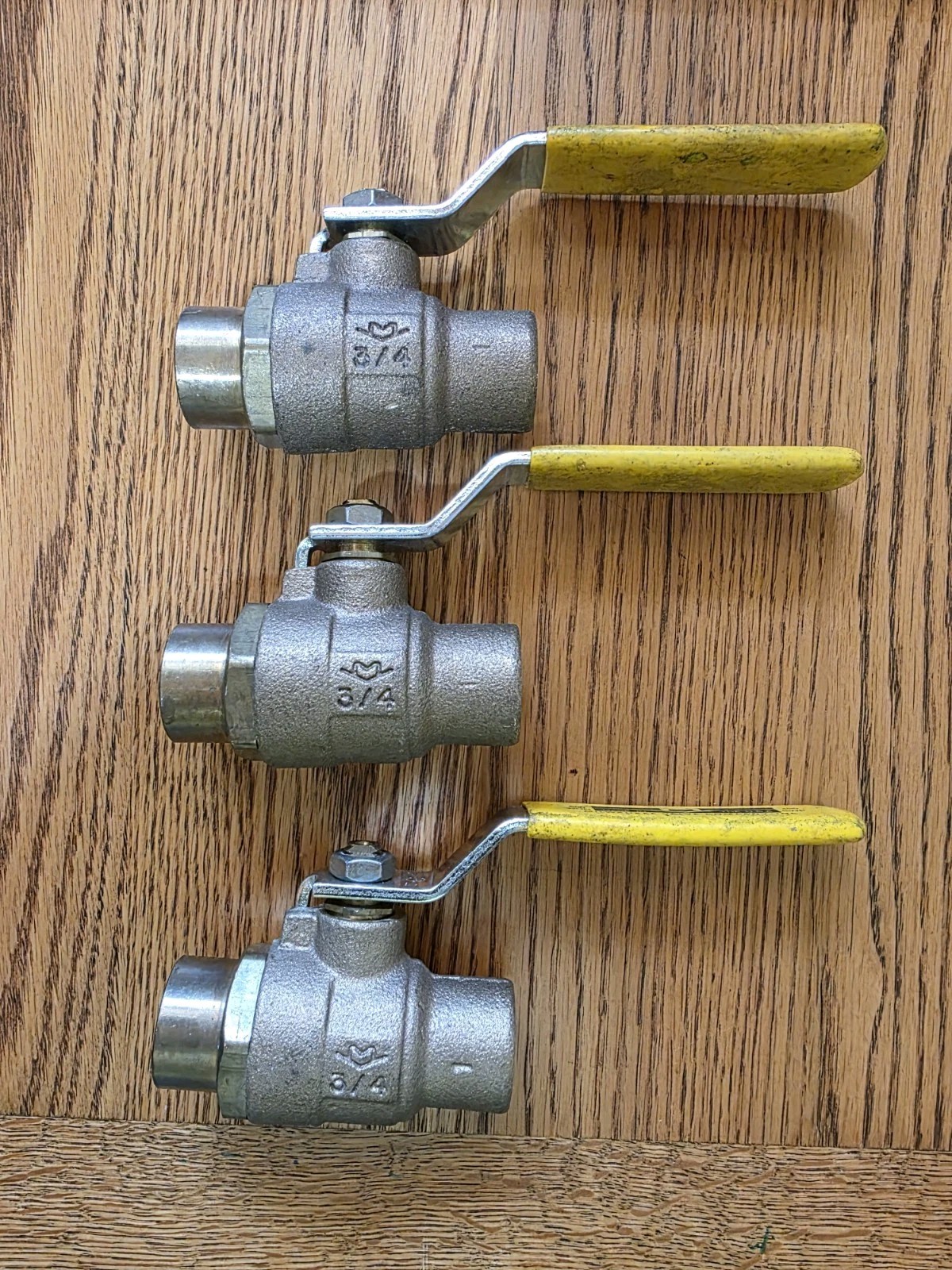 Milwaukee 3/4-in Brass Sweat Ball Valve(Set Of 3)