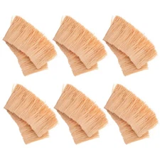 6 Pcs Simulated Thatch Straw Roof Artificial Grass Hay for Decoration