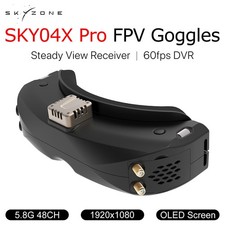 SKYZONE SKY04X PRO OLED 5.8G 48CH Steadyview Receiver 1920X1080 DVR FPV Goggles
