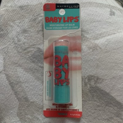 RARE Maybelline Baby Lips Moisturizing Lip Balm 50 Twinkle New Sealed