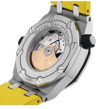 Mint Audemars Piguet Royal Oak Offshore Diver Funky Colors Yellow 15710ST 10