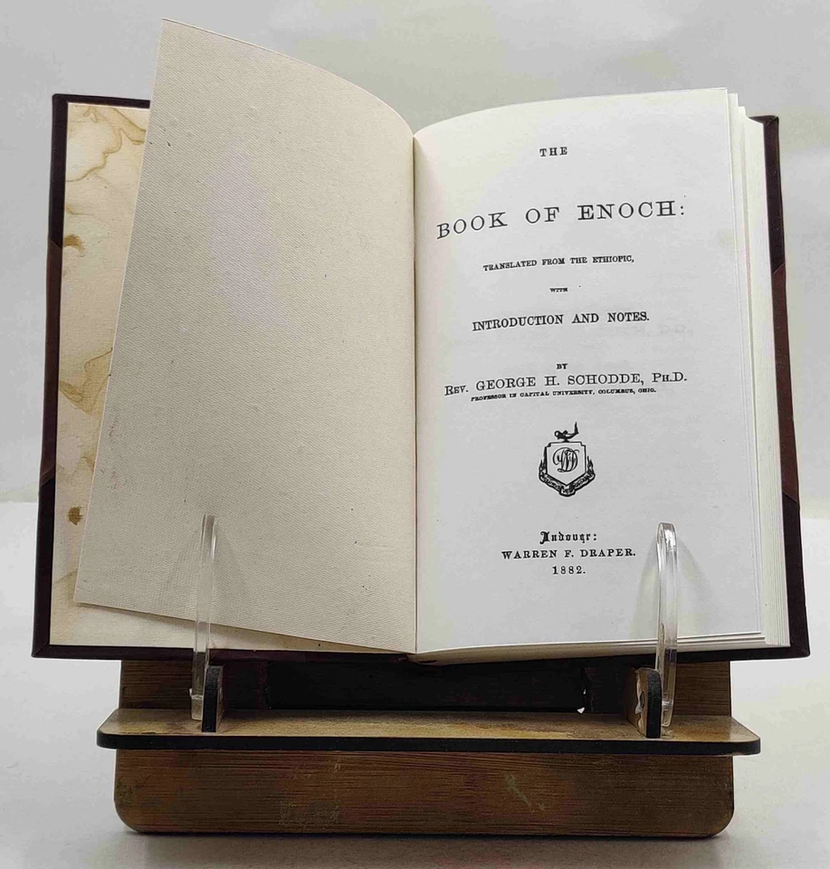 The Book of Enoch 1882 by George H. Schodde  [Leather Crafted] - Image 3 of 4