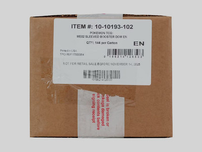 Pokemon Mega Evolutions 2 Phantasmal Flames Sleeved Booster - 144 Pack Case