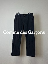 USED COMME DES GARCONS BLACK POLY PANTS ACCEPTABLE