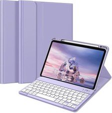 Keyboard Case for iPad Air 11-inch M4/M3/M2 2026/2025/2024 Soft TPU Back Cover