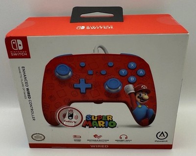 PowerA Super Mario Enhanced Wired Controller Nintendo Switch NEW