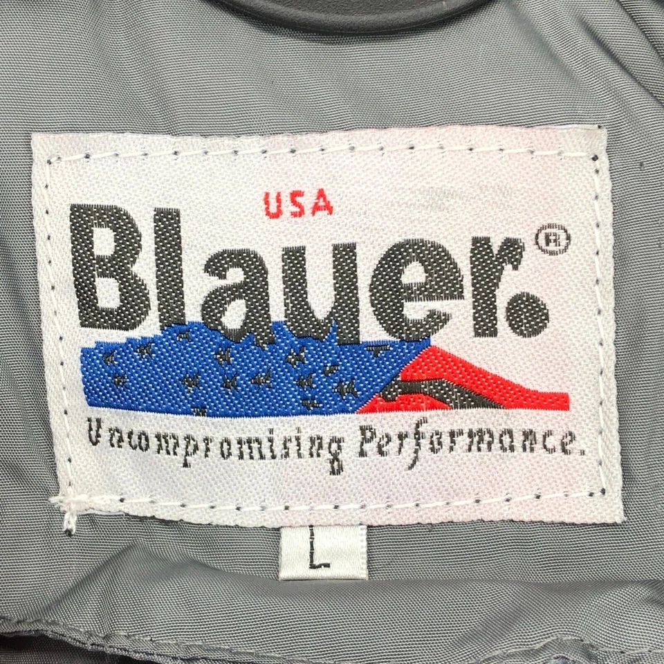 Vintage BLAUER Men Overcoat Raincoat Jacket Coat Size L - Image 4 of 4