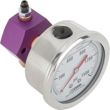 Speedway 54544025 Single Brake Pressure Gauge Kit 18 Npt 1500psi Max