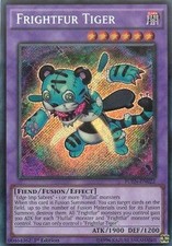 YuGiOh Frightfur Tiger FUEN-EN022 Secret Rare Englisch NM 1st